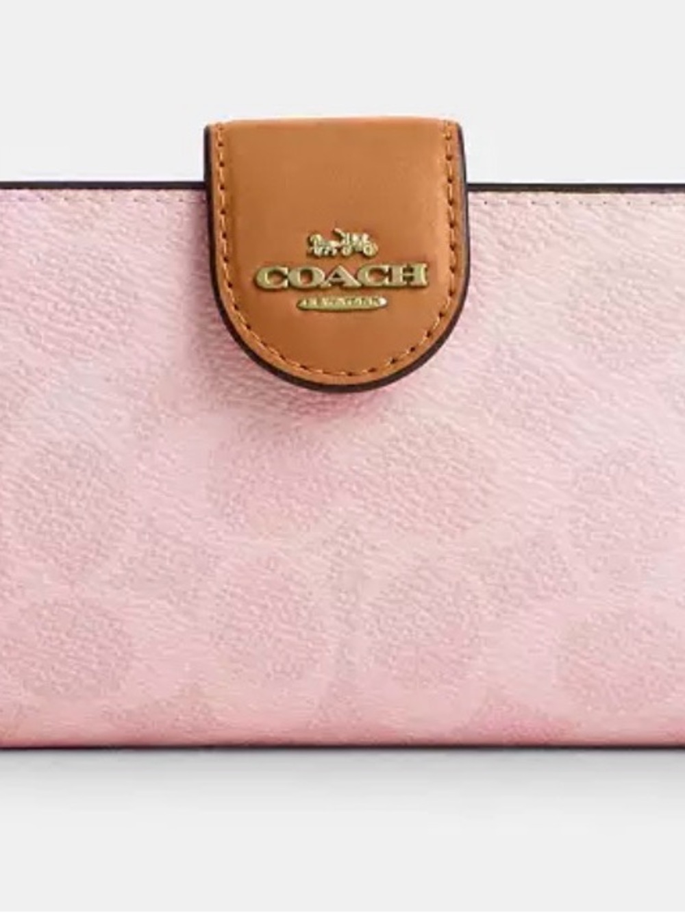COACH Medium Corner Zip Wallet
In Signature Canvas Pink